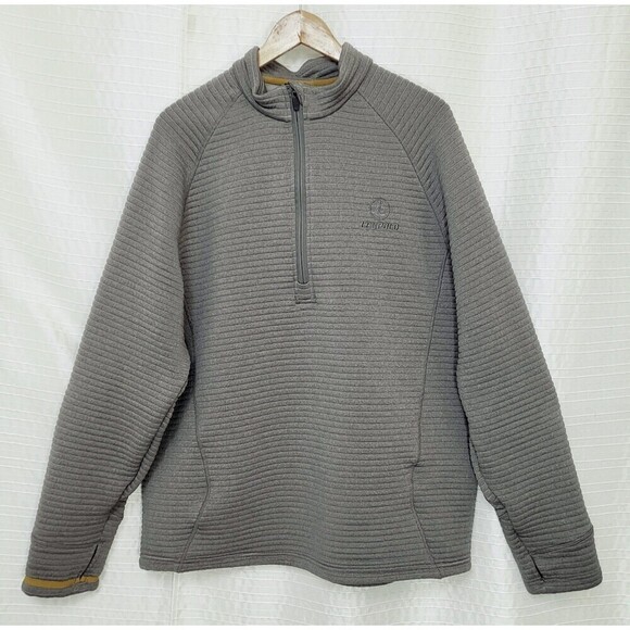 Leupold McKinley Ridge 1/2 Zip Pullover Baselayer 180498 Shadow Gray Men's 2XL - Picture 1 of 14